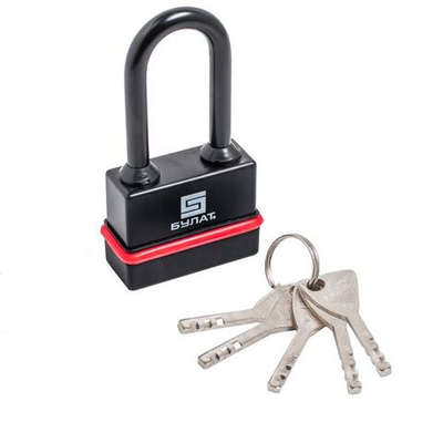 Замок навесной Булат  ВС 3-Н65-01 ПЛ всепогодный 5кл. d=9мм