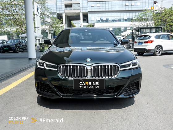 Carbins Color PPF Emerald SP16 зеленая цветная полиуретановая защитная антигравийная пленка