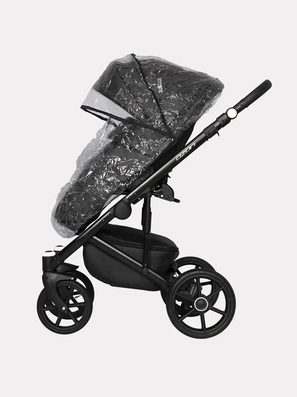 Коляска 2 в 1 Riko Basic Ozon 06 черный