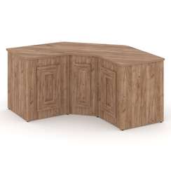 Kodex Стол сторон угловой KD.SSTU-14 Дуб Табак 1400*1400*750