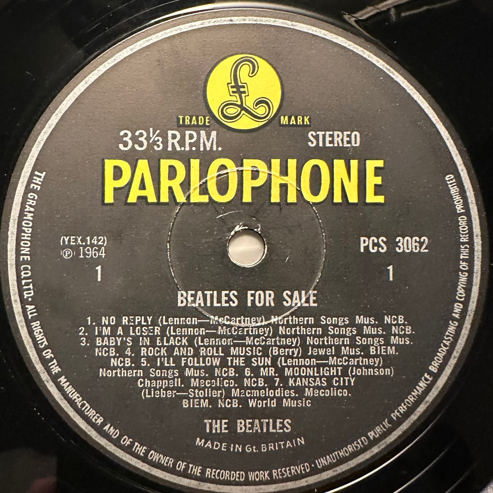 The Beatles - Beatles For Sale (Англия 1965г.)