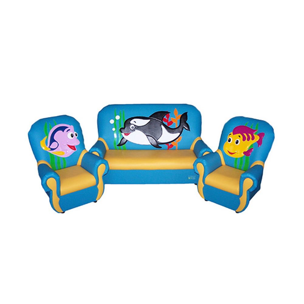 Комплект мягкой игровой мебели «Сказка люкс» Дельфин
