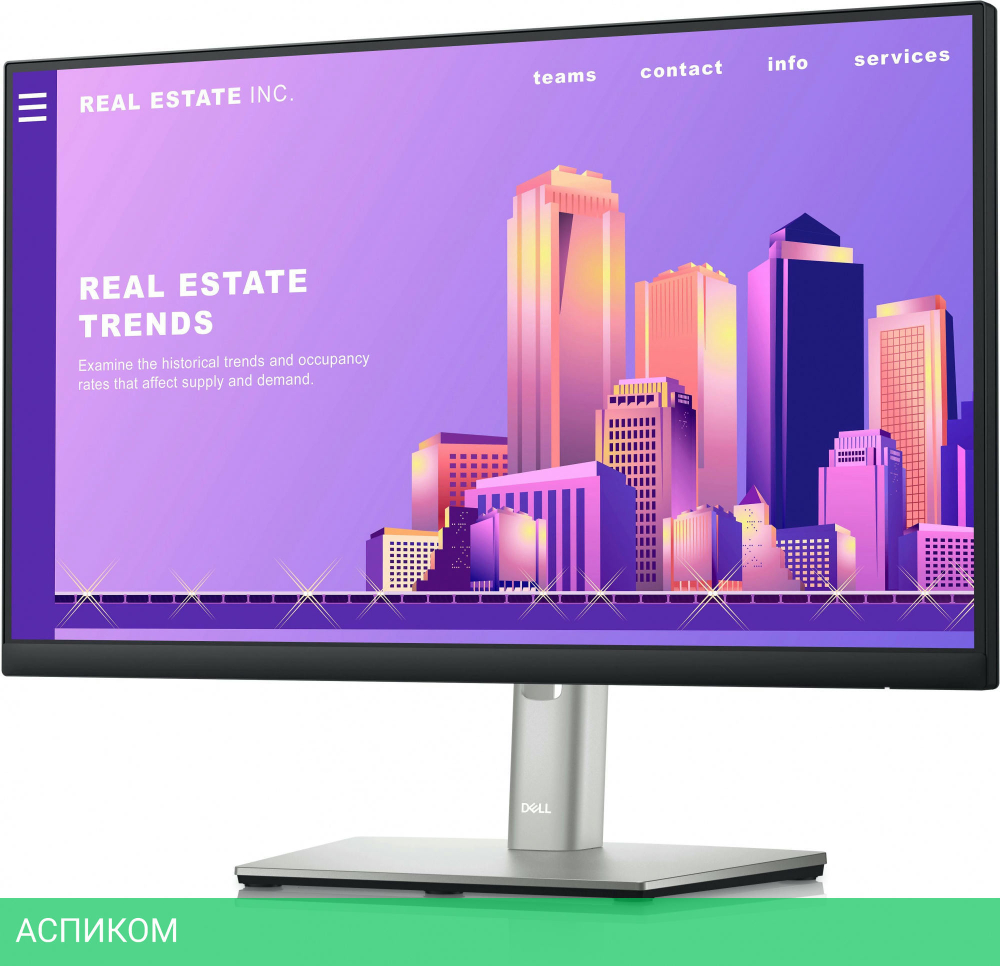 Монитор Dell LCD P2222H (210-BBBE)