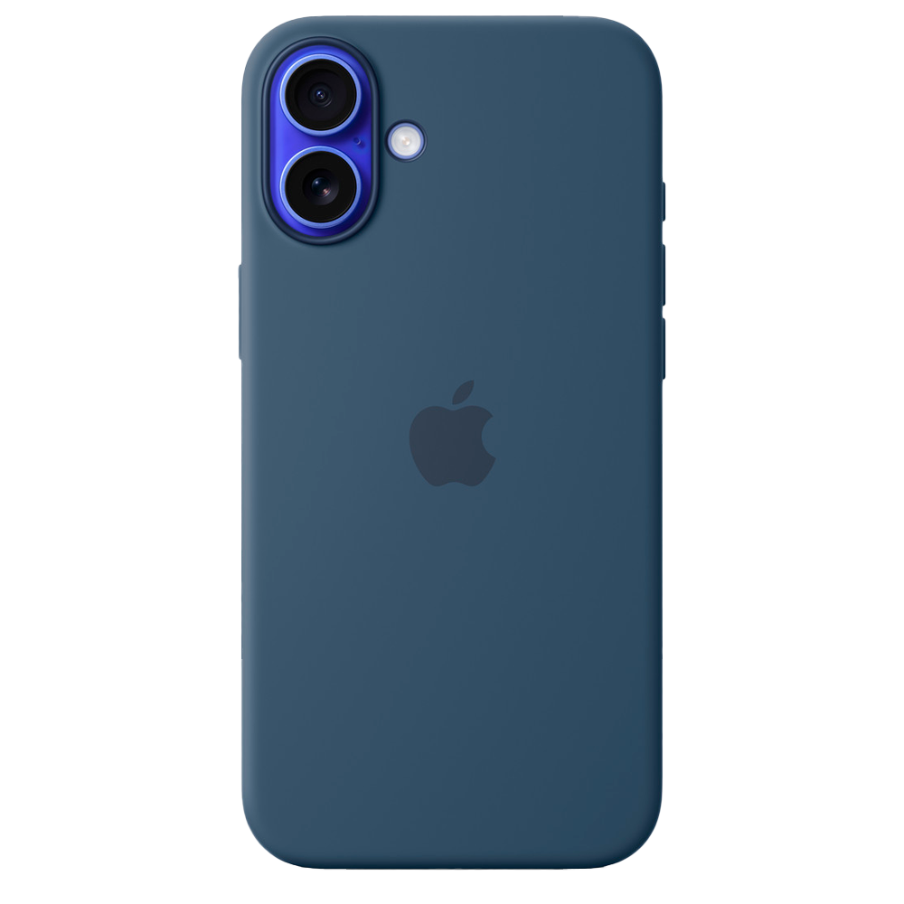 Силиконовый чехол с поддержкой MagSafe Apple Silicone Case для iPhone 16 Plus, Denim (Деним)
