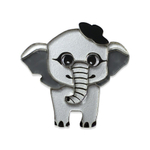 Слоник / Baby elephant KINDER, brooch, Platinum