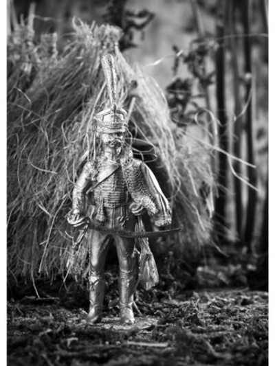 Оловянный солдатик Рядовой Московского гусарского графа Салтыкова полка 1812 г.