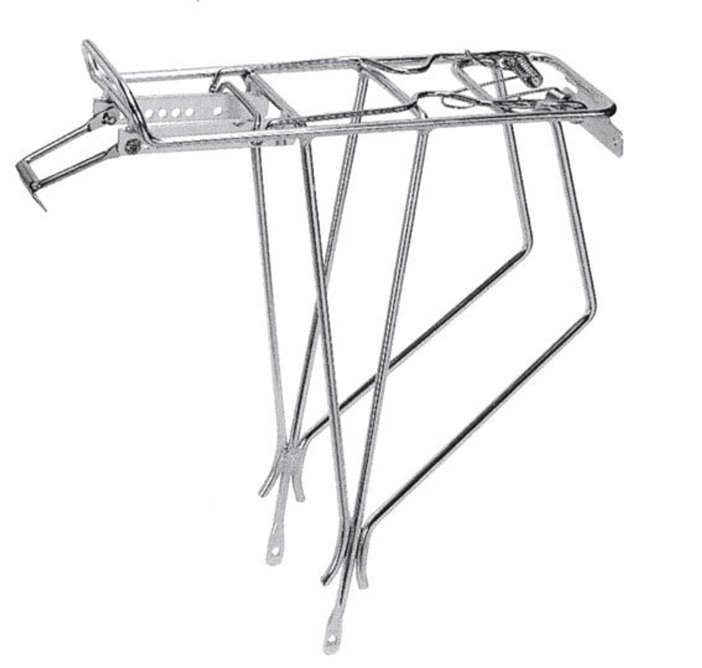 Багажник alloy задний с клипсой на велосипед 28"