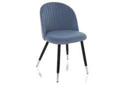 Стул на металлокаркасе Gabi blue / black