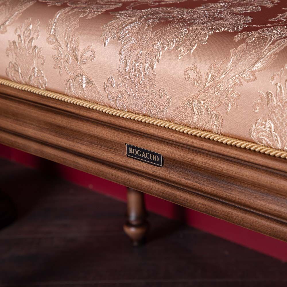 Банкетка Классика 2 Орех(Д) Каледония Мокка