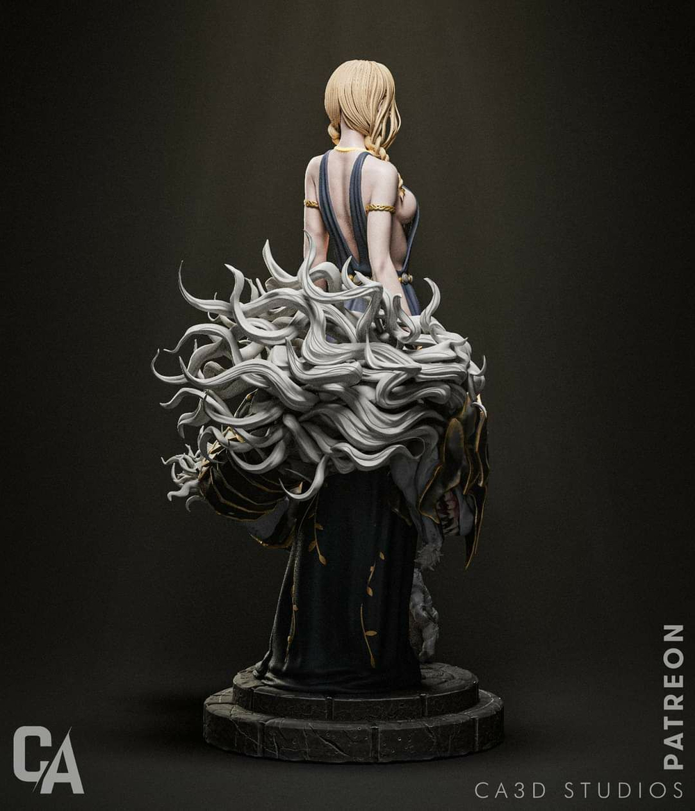 Маликет Чёрный Клинок и Королева Марика Вечная елден ринг Фигурка Maliketh, the Black Blade and Queen Marika the Eternal