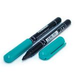 Маркер перманент. CENTROPEN PERMANENT 1 мм зелен. круглый