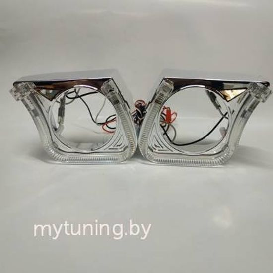 Маска для линзы 2,5' Раскосая с LED