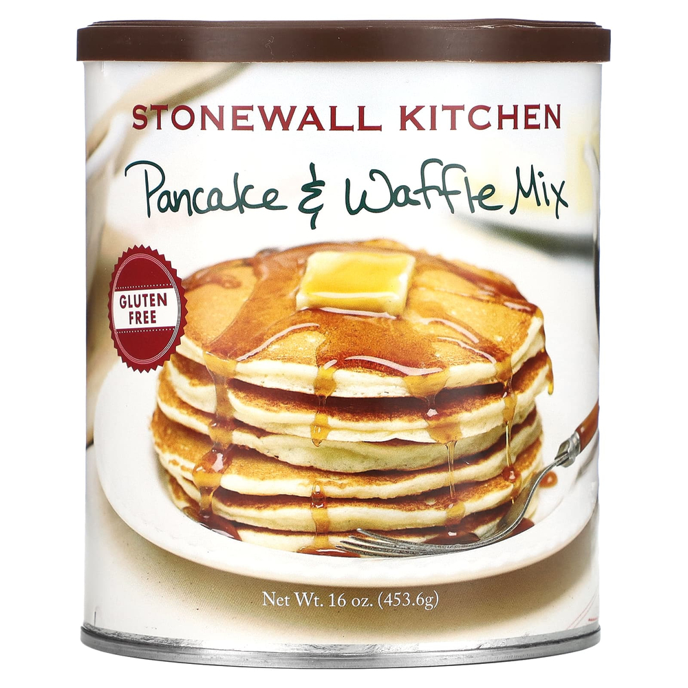 Stonewall Kitchen, смесь для выпекания блинов и вафель без глютена, 453,6 г (16 унций)