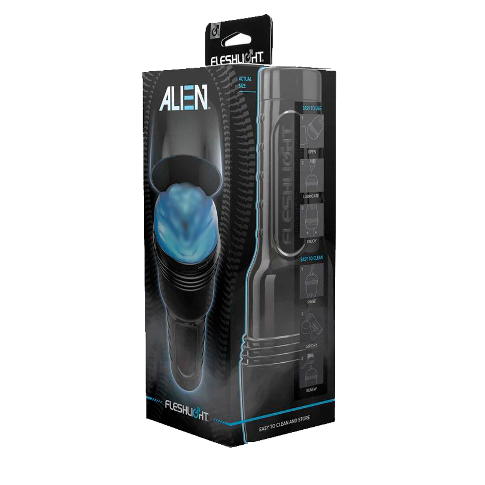 Мастурбатор Fleshlight Freaks Alien Blue Metallic
