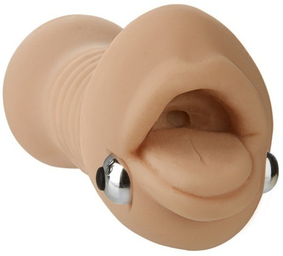 Реалистичный мастурбатор-ротик с вибрацией VICKY VETTE