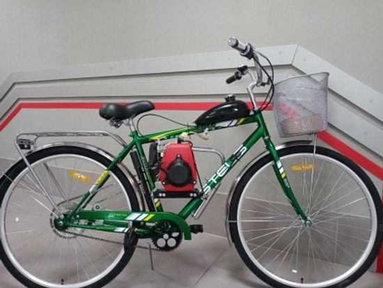 Мотовелосипед "STELS" AVANGARD 300 GENT 144f ременной редуктор