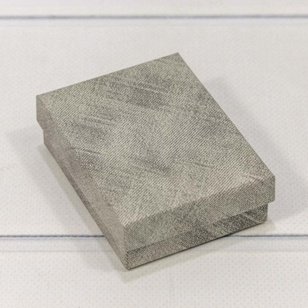 Коробка Ювелирная 7х9х2.8 см (Серый)