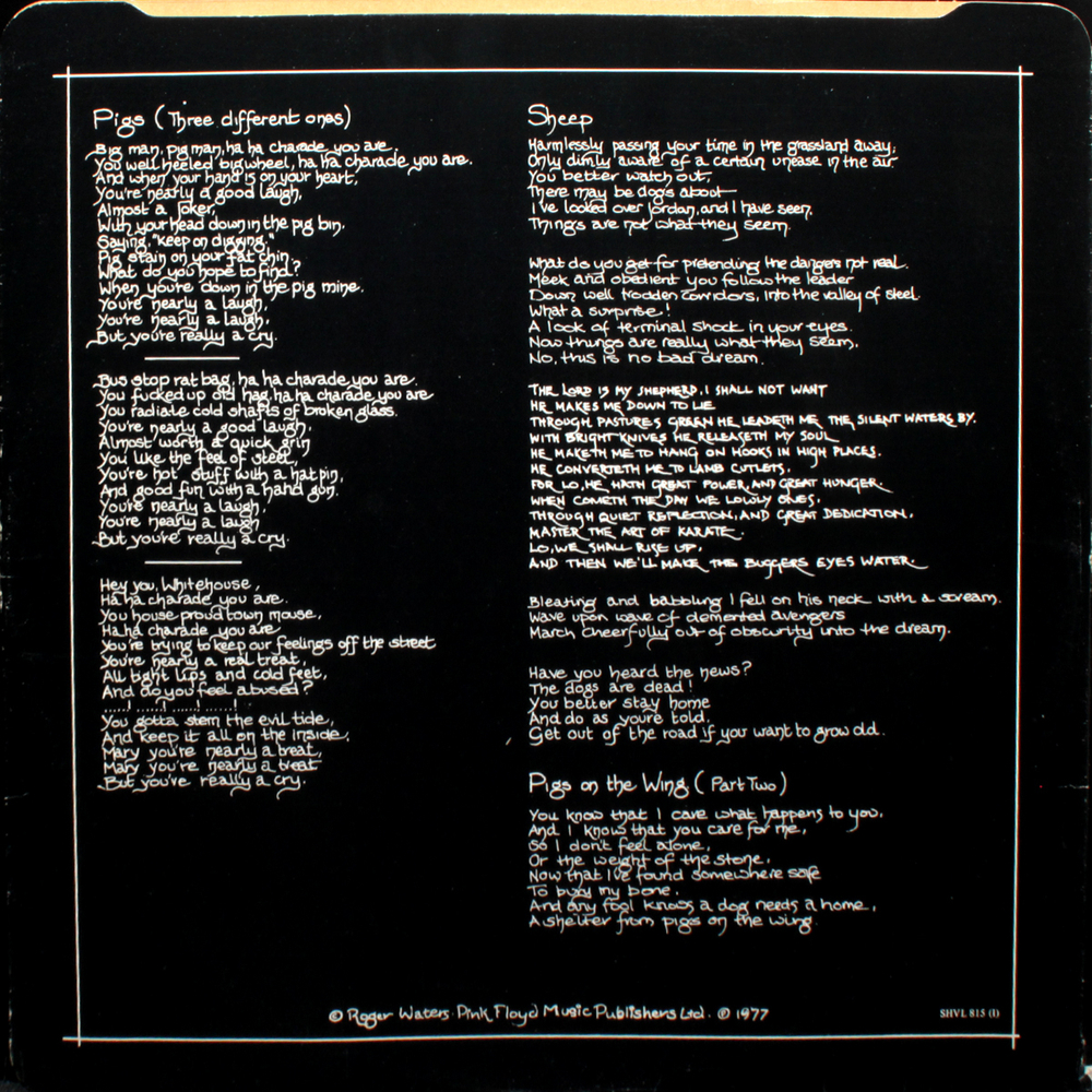 Pink Floyd / Animals (LP)