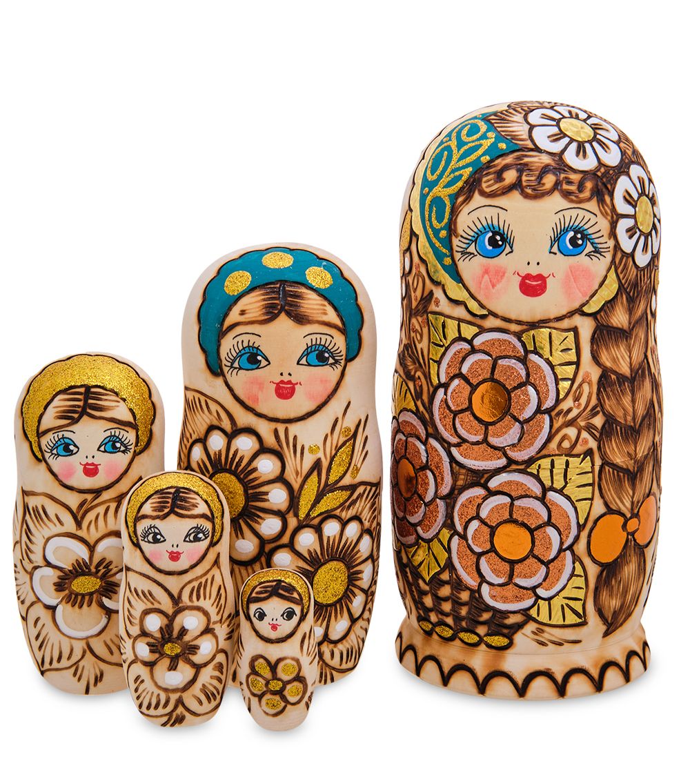 Народные промыслы МР-24/102-B Матрешка 5м «Ксенья»