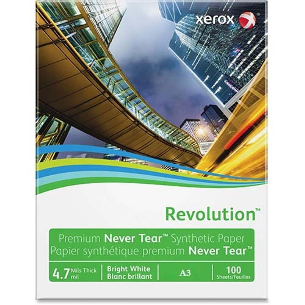Бумага XEROX Revolution NeverTear, синтетическая, A3, 145 мкм, 100л