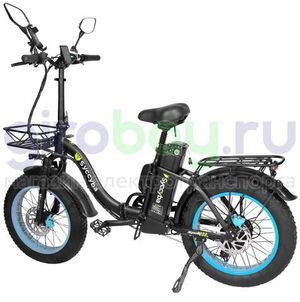Электровелосипед Syccyba F11 Pro 2025 года (48V/15Ah) - Синий обод фото №4