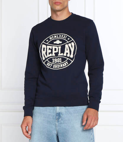 Худи Replay - темно-синий(M6254.000.21842)