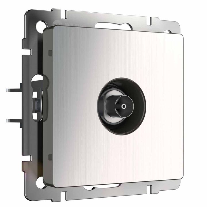 ТВ-розетка оконечная Werkel глянцевый никель W1183002 4690389158261