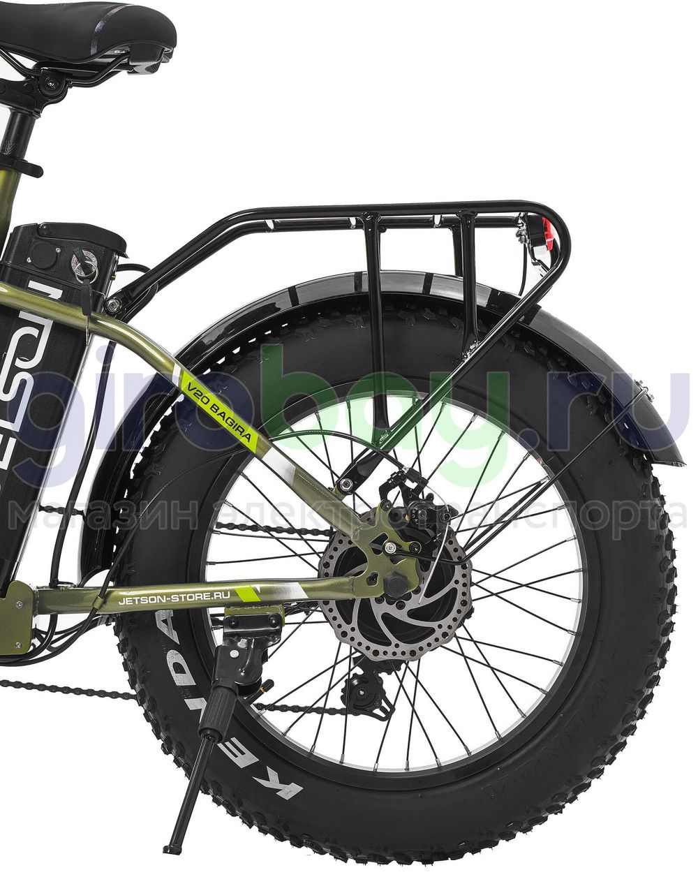 Электровелосипед Jetson V20 BAGIRA (48v/13Ah) - Хаки фото №19