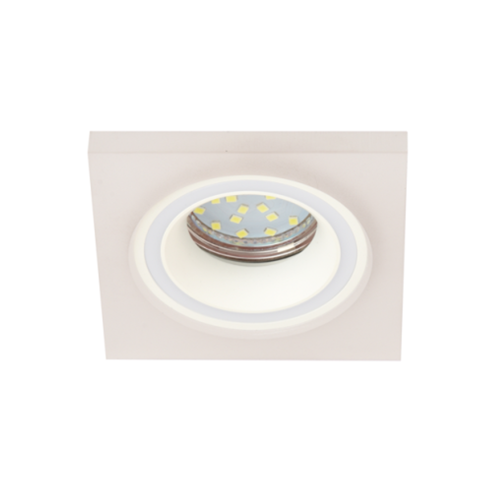 Встраиваемый светильник декоративный ЭРА DK91 WH MR16/GU5.3 белый