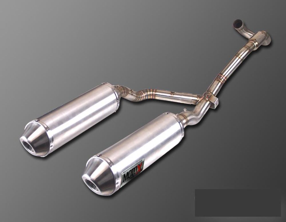 Full Exhaust System for Honda CRF250L-M-Rally (2012-2020). Made in Thailand. MOTO-X Twin