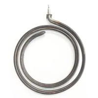 ТЭН для нагревателей и тепловых пушек 2 кВт (2000 Вт), 220 В, круглый d 230 мм, с контактами