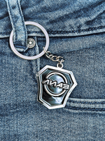 Брелок Ликинский автобусный завод (логотип ЛиАЗ чёрный)