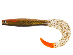 Виброхвост LJ 3D Series Kubira Fire Tail 9" (22,8 см), цвет PG42, 1 шт.