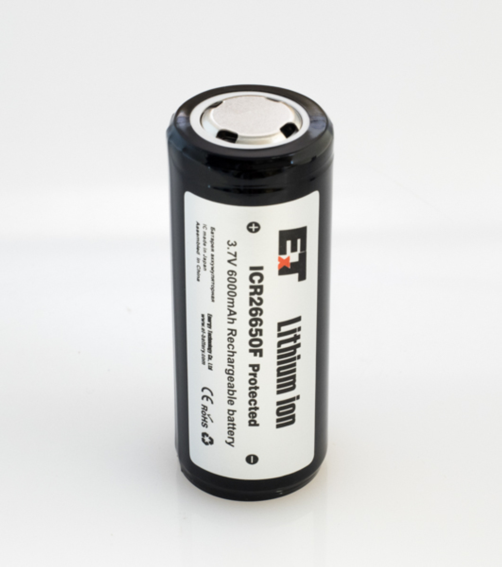 Аккумулятор ET ICR26650F Protected