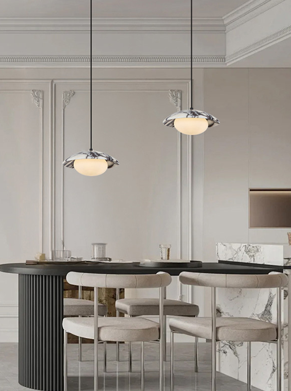 Pendant design lamp DL2047-B by Bulgari