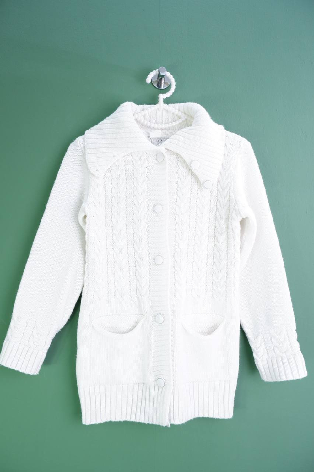 Кардиган для уютного вечера, визуально на 42 размер