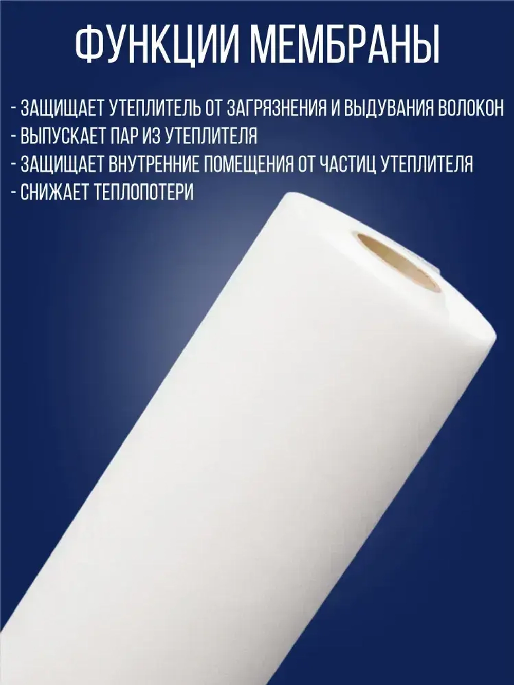 Ветро влагозащитная мембрана Light A (30м2) UNISPUN / 1 рулон / Юниспан А лайт ветрозащита для стен
