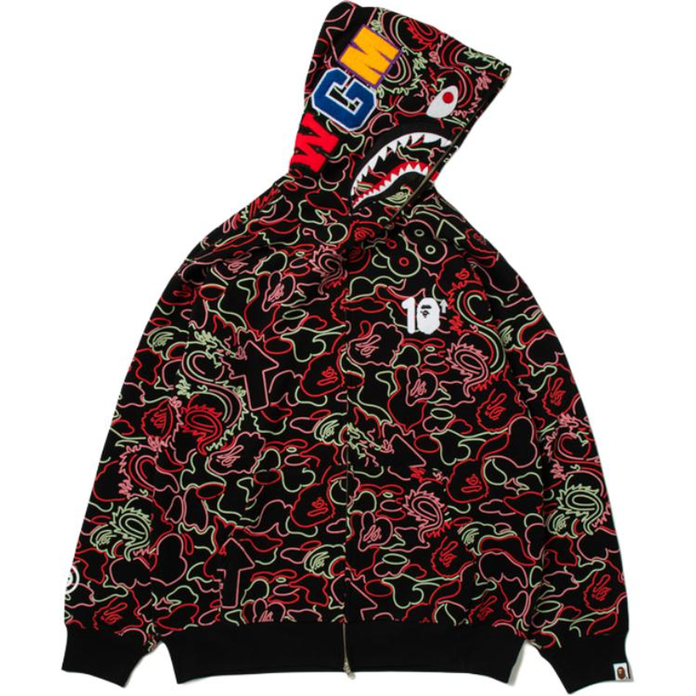 A Bathing Ape Bathing Ape X 88rising Collaboration Свитшот красный