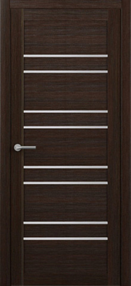 Межкомнатные двери Дублин, Эко-шпон, Кипарис тёмный