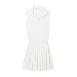 Теннисное платье Lacoste Ultra Dry Tennis Heritage with Liner - white