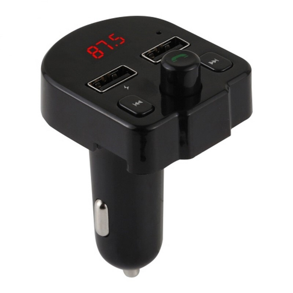 Автомобильный FM-трансмиттер A12 Bluetooth (черный)
