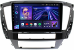 Магнитола Mitsubishi Pajero Sport 3 2020-2024, Montero Sport (прямоугольный климат, рамка 10) - Teyes CC3 на Android 10, QLED, ТОП процессор, 4Гб+32Гб, CarPlay, 4G SIM-слот