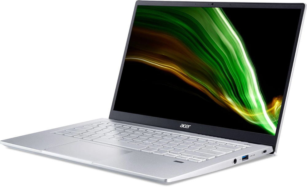 Ноутбук  Acer Swift 3 SF314-43 14 ", Ryzen 7, 16 Гб RAM, 512 Гб SSD, Radeon Graphics, Серебристый