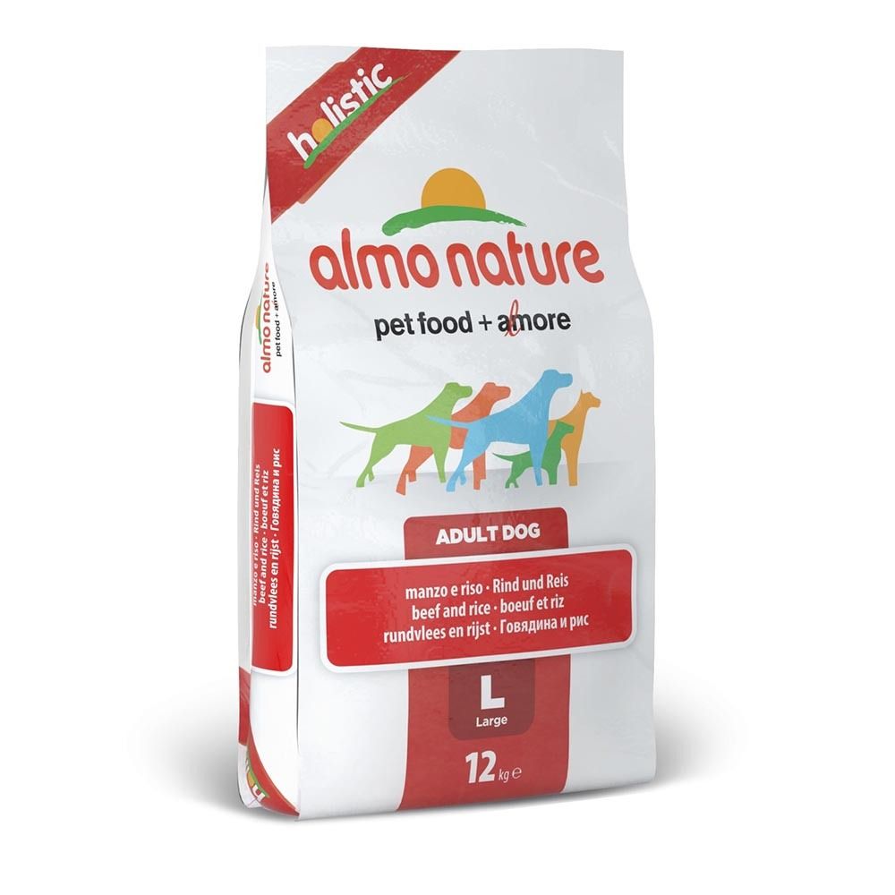 Almo Nature Holistic L Beef 12 кг - сухой корм для собак крупных пород (говядина с рисом)