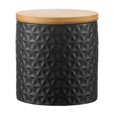 Банка для хранения керамическая farah, 480 мл, черная