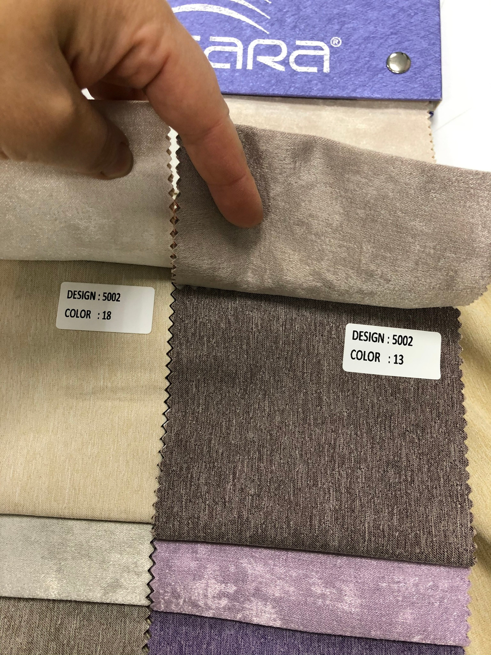 Портьерная ткань двусторонний софт Megara арт. 5002 (высота 285 см, Турция)