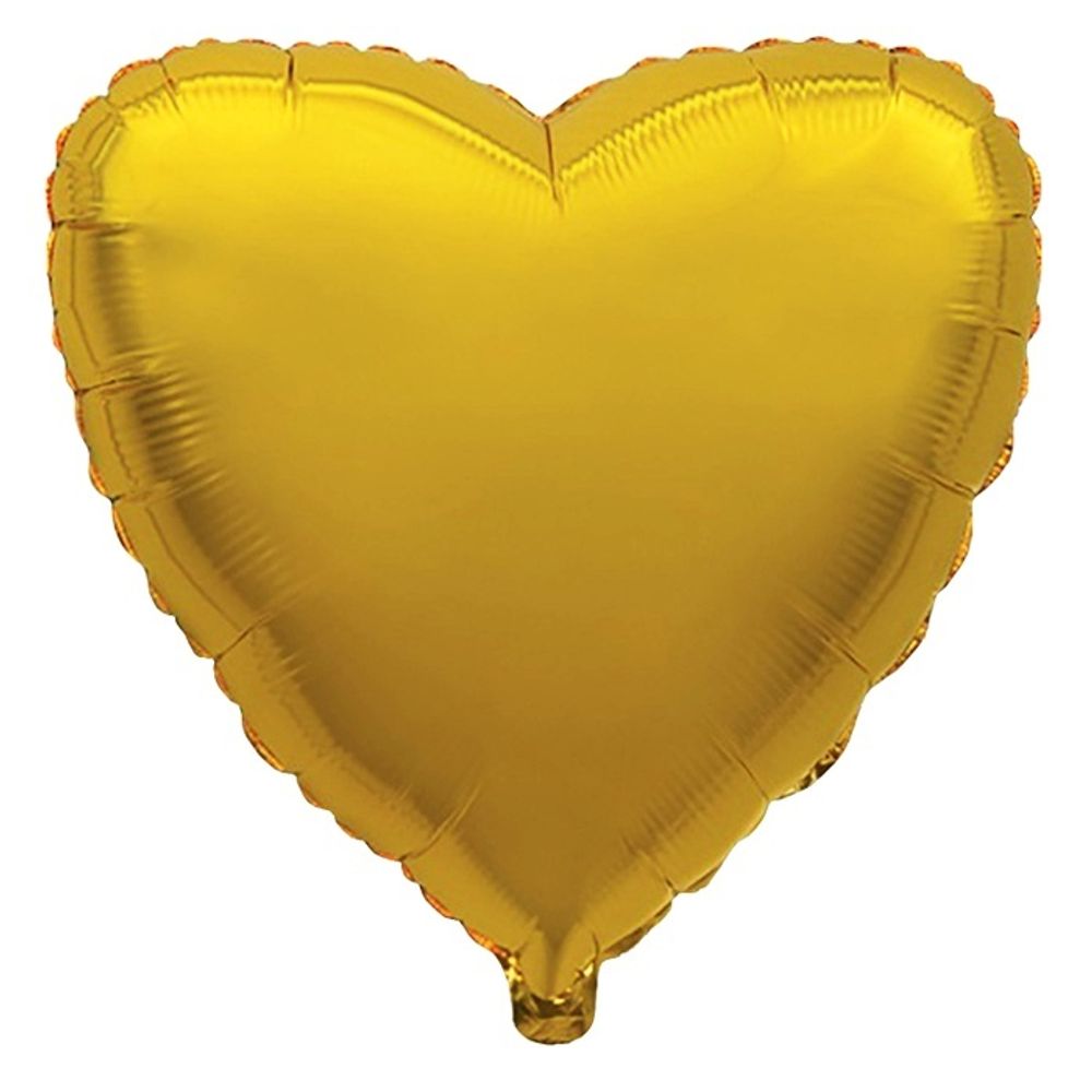 Шар Flexmetal Сердце 18&quot; золото #201500O