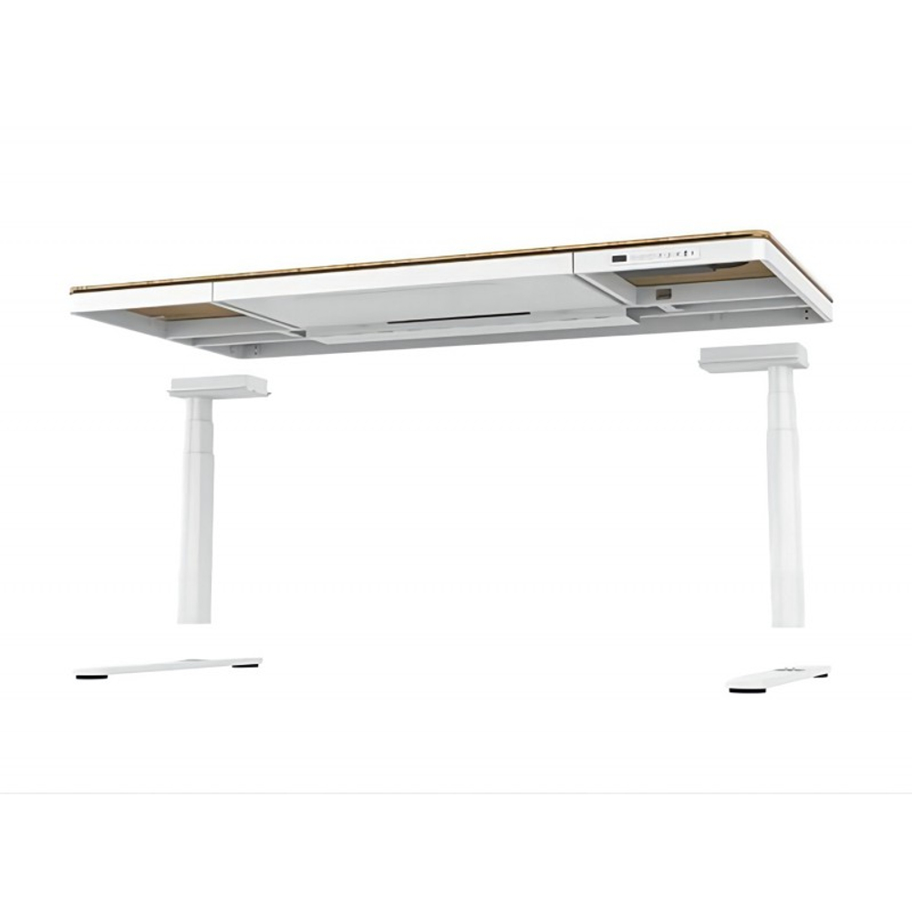 Стол для компьютера с электроприводом, QI-зарядкой и USB-портами FoxGear LIFTISCH FG-ED-55W