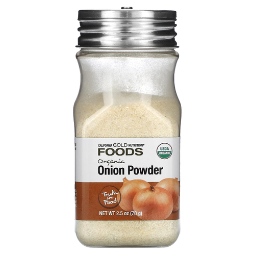 California Gold Nutrition, Foods, органический луковый порошок, 70 г (2,5 унции)