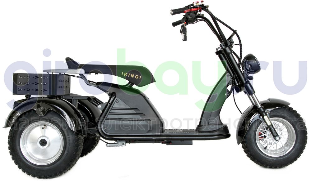 Электроскутер IKINGI M6 PRO TRIKE 6000W - Чёрный фото №4